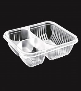 3 Bölmeli Mikrodalga Yemek Kabı